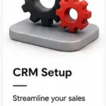 CRM Setup 3D icon