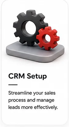 CRM Setup 3D icon