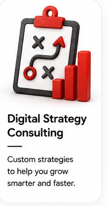 Digital Strategy Consulting 3D icon