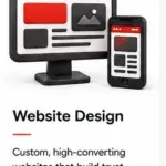 Website Design 3D icon